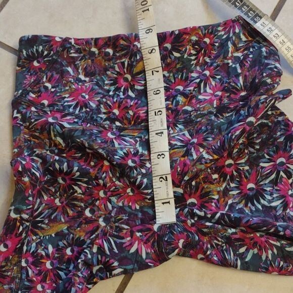 Lululemon Base Pace Leggings High-rise Running Tight Floral Electric Multi 6 - Picture 5 of 13